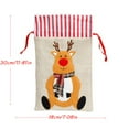 thumbnail image 2 of Bouanq Santa Claus Christmas Candy Bag, Wine Christmas Stocking Bottle Gift Bag Xmas Ornaments Decor, 2 of 3