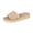 Beige, variant on Willtoo Ladies Bohemian Elegant Slippers,Slip On Flip Flops for Beach Travel,Comfy Toe Ring Orthotic Orthopedic Sandals