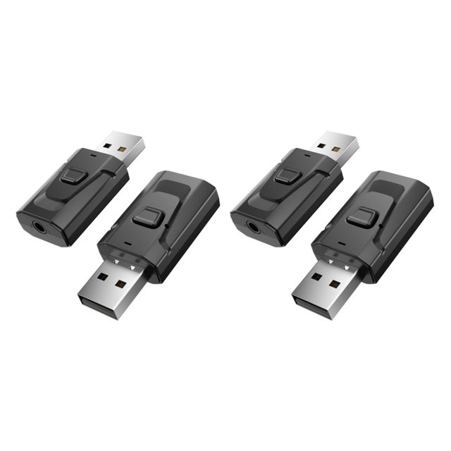 ZLight Audio Transmitter Receiver USB Adapter Noise Reduction Car Headphones No.1 2Set