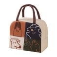 thumbnail image 4 of Fiambrera aislada, bolsa térmica aislada, bolso de mano, fiambrera térmica para estudiantes, bolsa Bento para comida para estudiantes de Picnic perro, 4 of 8