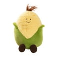 thumbnail image 3 of Cojín de sofá de peluche con forma de boniato y maíz, planta decorativa de peluche para cumpleaños Maíz amarillo, 3 of 9