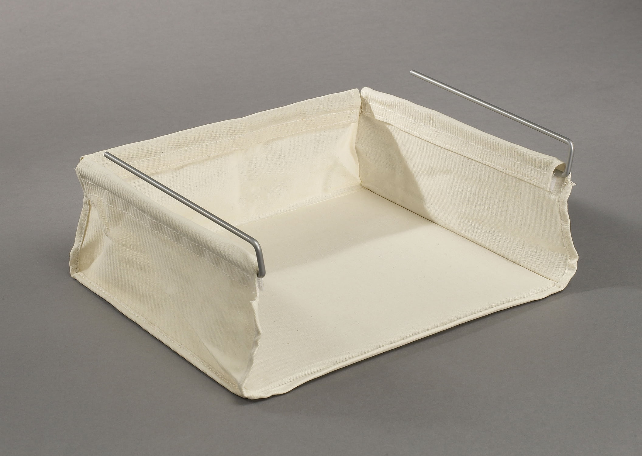 Homestyle Under Shelf Cotton Fabric Basket 12"wide x 10"deep