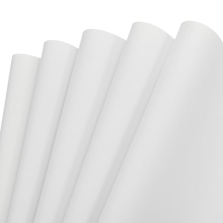 EVA Foam Sheets White 19.7 Inch x 35.4 Inch 1mm Thick Crafts Foam Pack of 5