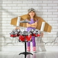 thumbnail image 2 of UPGRATOR Kids Musical Set with Chair 1Set Jazz Drum Set Red Color for Childrens HandEye Coordination and Creativity, 2 of 4