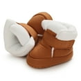 thumbnail image 4 of Newborn Baby Winter Snow Boots Crib Shoes Infants Soft Sole Plush Booties First Walker 0-18M, 4 of 8