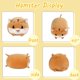 thumbnail image 2 of Almohada cilíndrica para el cuerpo de felpa rellena de animales lindos de 8 pulgadas/20 cm, muñeco de peluche de dibujos animados súper suave (hámsteres), 2 of 5