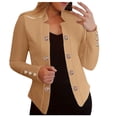 thumbnail image 1 of Cardigan Trench à Manches Longues Décontracté pour Femmes avec Poches Vêtement d'Extérieur, 1 of 5