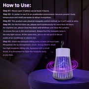 Elegant Choise Bug Zapper Indoor Outdoor Electric Insert Killer Fly Mosquito Trap Light, White