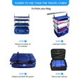 thumbnail image 3 of Stow-N-Go Portable Luggage System - Large - Blue, Packable Hanging Travel Shelves and Packing Cube Organizer, 3 of 7