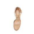 thumbnail image 3 of Zapatos de Tacón Angela para Mujer DREAM PAIRS Nude con Tacones de 8.5 cm en PU, 3 of 7
