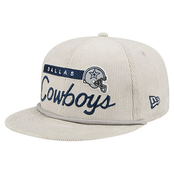 Men's New Era Gray Dallas Cowboys Cord Rope 9FIFTY Snapback Hat