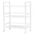 thumbnail image 4 of 3-Tier Rolling Serving Shelf Rack Utility Storage Kitchen Island Cart White, 4 of 5