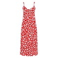 thumbnail image 4 of TaTaai Ladies Trendy Print Round Neck Sleeveless Long Dress Ankle Length Soft Comfy Breathable Casual Daily Dating Vacation Outfits Gift, 4 of 5
