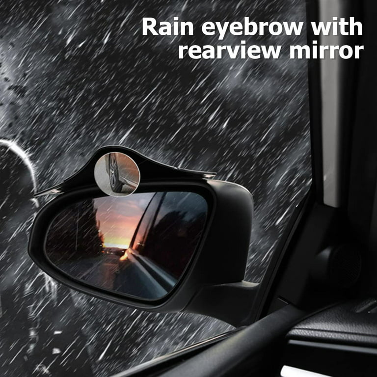  ZKFAR Pack-2 Carbon Fiber Car Side Mirror Rain Eyebrow, Car  Rear View Mirror Rain Visor Guard, Waterproof Auto Rain Visor Smoke Guard  for Most Car, Truck and SUV (Black) : Automotive