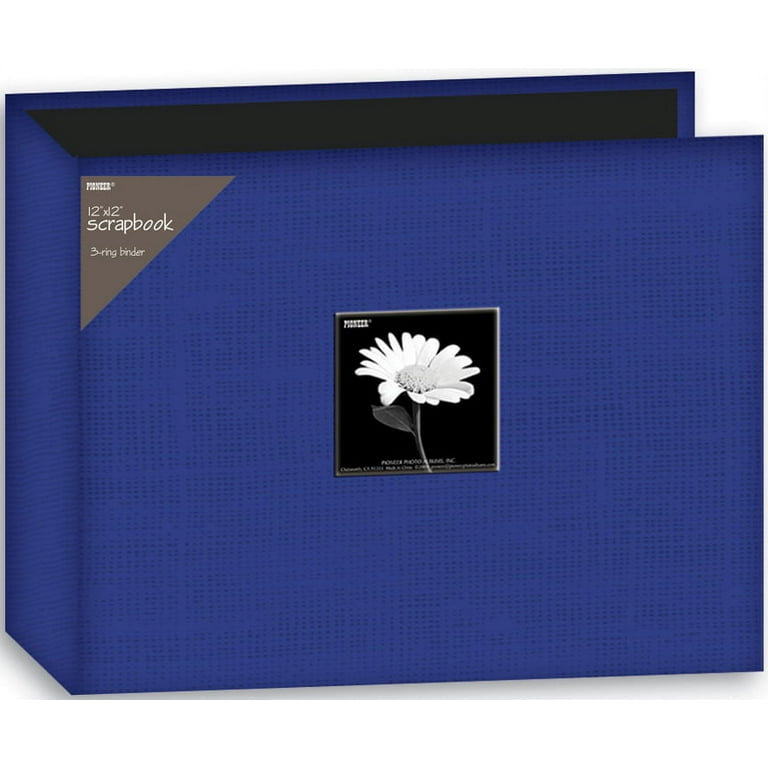Pioneer Fabric 3-Ring Binder Album 12X12-Blue
