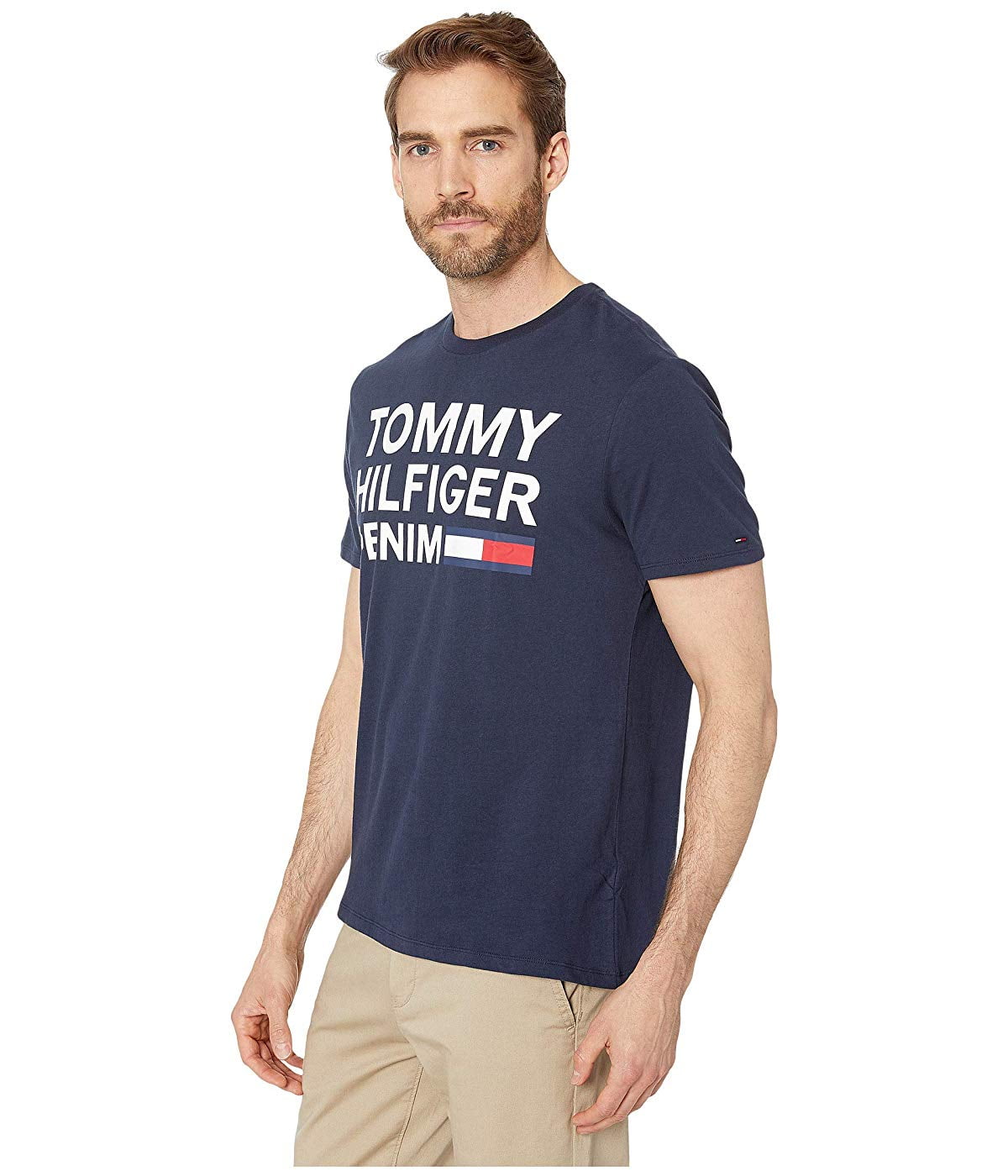 tommy denim t shirt