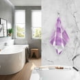 thumbnail image 2 of Yayeee 100% Cotton Hand Towels for Bathroom 16" x 28" Soft Absorbent Kitchen Towel, Purple and White Pattern, 2 of 7