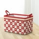 thumbnail image 4 of Bolsas plegables de gran capacidad con asas • Set de 3 tallas para mantas y ropa • Contenedores organizadores de tela gruesa • 17L, 30L, 37L, 4 of 5
