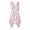 Pink Seahorse, variant on HELLHERO Cat Scarf Pattern Sleeveless Sundress for Vacation Party, Side Pockets Round Neck Ladies Irregular Hem Casual Dress