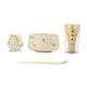 thumbnail image 1 of Juego de batidor de matcha, utensilios para la del té matcha, superficie lisa, soporte para batidor artesanal, cuchara para la mesa de la Beige, 1 of 9