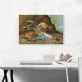 thumbnail image 2 of ARTCANVAS Fish And Shellfish On a Shore Canvas Art Print by Jan Van Kessel Younger - Size: 26" x 18" (0.75" Deep), 2 of 9