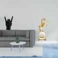 thumbnail image 2 of Figura De Caballo Con Gesto De Roca, Estatua Moderna Con Señal De Mano, Escultura Creativa De Animal Para Apartamento, Dormitorio, Restaurante, Centro De Mesa, Decoración De Sala De Estar, 2 of 8