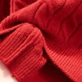 thumbnail image 6 of LNMQLPDBS Baby Boys Turtleneck Cable Sweater Toddler Warm Knit Pullover Kids Classic Braided Top Newborn Cozy Long Sleeve Jumper Infant Casual Winter School Daily Wear with Ribbed Collar, 6 of 7