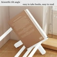 thumbnail image 5 of ColourTree L15.75"x W8.3" x D5.7" White Desktop Bamboo Book Shelf Organizer Bookshelves Storage Rack, 5 of 6