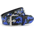 thumbnail image 3 of Star Studded Rivet Camouflage Belts Y2K Punk Hip Hop Faux Leather Grommet for Cosplay for Men Women, 3 of 5