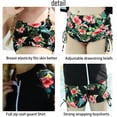 thumbnail image 6 of Lanbubble Girls Swimsuit 3-Piece Zip Long Sleeve Rash Guard Bathing Suits Bikini Boyshort Set Summer Swimwear 7-8 Years, 6 of 8