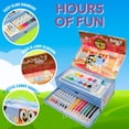 thumbnail image 4 of Set de arte Bluey Kids de más de 40 piezas con pinturas, lápices, crayones y más, 4 of 6