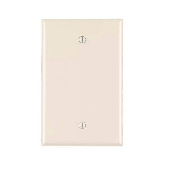 WALLPLATE 1G MID BLNK LA (Pack of 1)