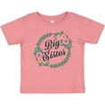 thumbnail image 3 of Inktastic Big Sister with Flower Circle Girls Baby T-Shirt, 3 of 5