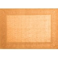 thumbnail image 1 of Ahgly Company Indoor Rectangle Abstract Orange Contemporary Area Rugs, 5' x 7', 1 of 1
