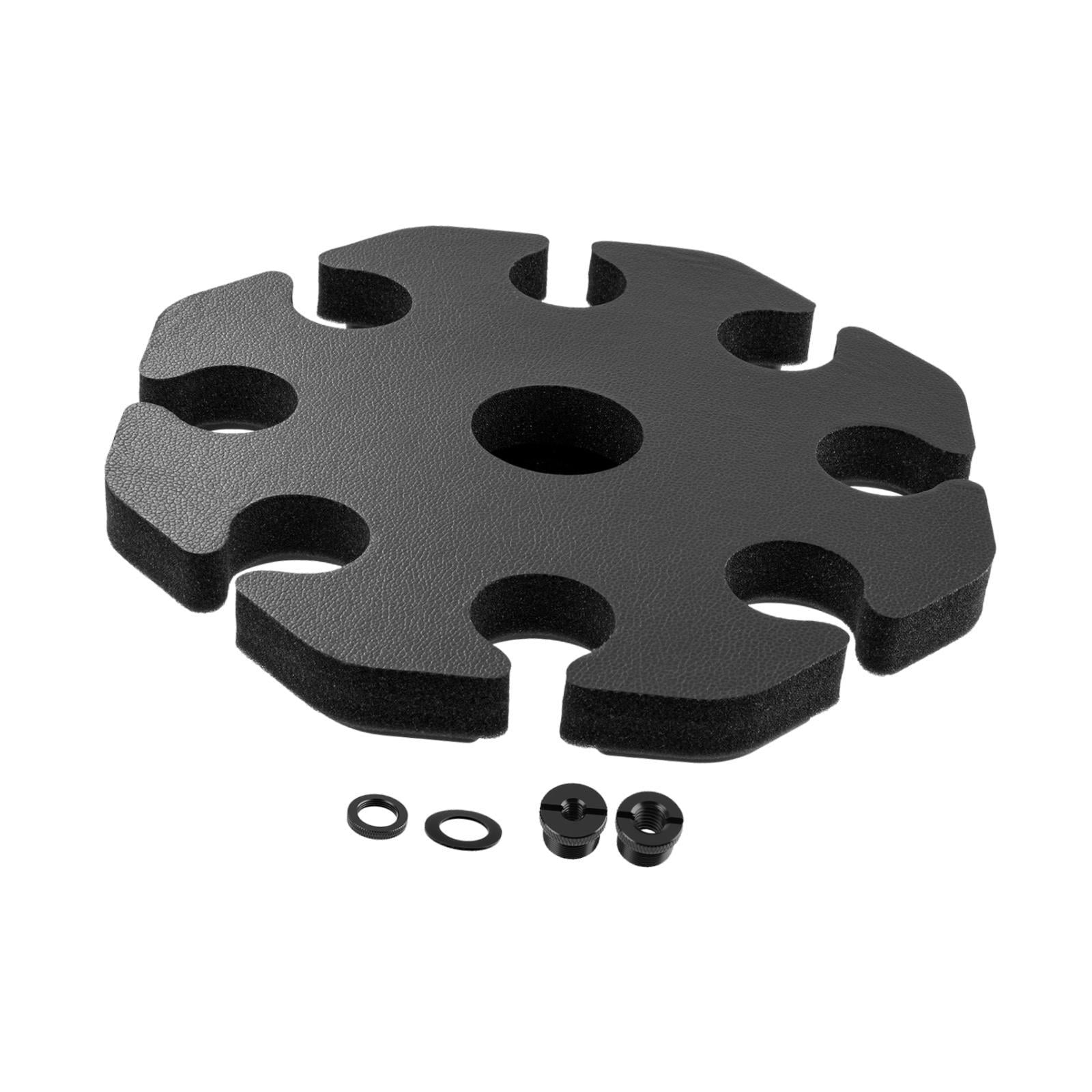 Microphone Stand Multi Mic Holder Sturdy Acrylic Design Holds 8 Mics for Performance Stage Studio