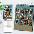 Clearance 2025 Interesting Chicken Calendar Hanging Chicken Calendar 12
