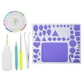 thumbnail image 1 of DIY Papier Quilling Tools Set Modèle Moule Conseil Pince à Épiler Aiguilles Stylo Kit, 1 of 6