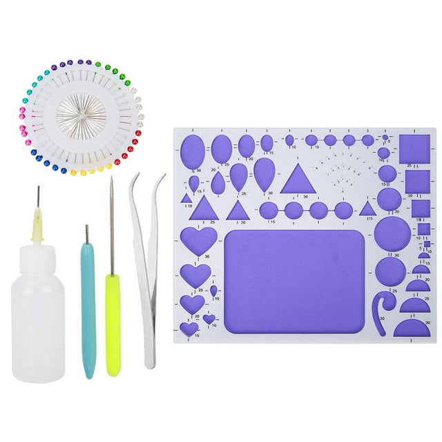 DIY Papier Quilling Tools Set Modèle Moule Conseil Pince à Épiler Aiguilles Stylo Kit
