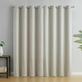 thumbnail image 2 of VCNY Home Domino Cream Solid Grommet Blackout Curtain Panel, 55" x 84", 2 of 5