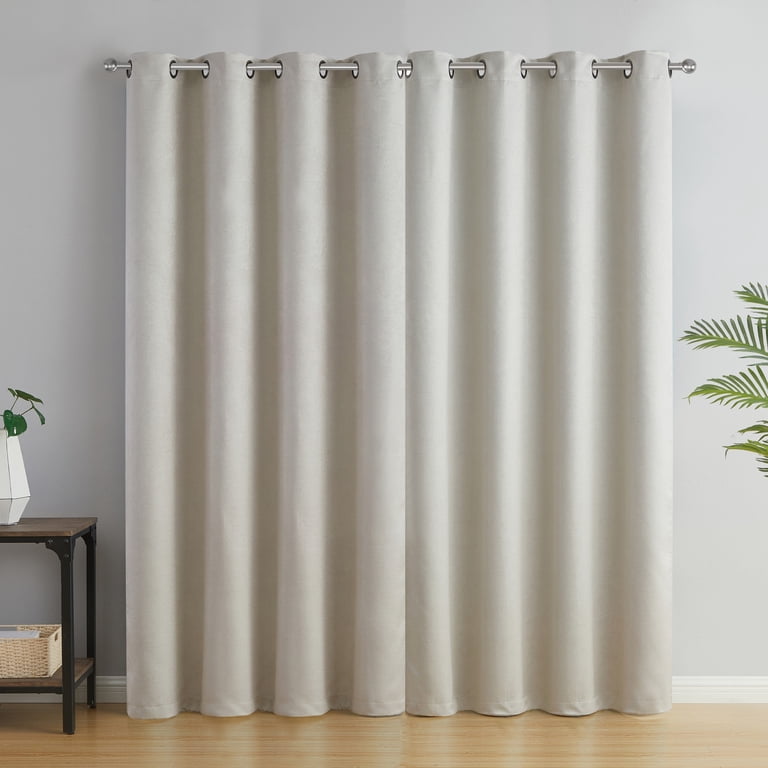 Design Solutions Room Darkening Linen Grommet Panel – 50x84 Inches, Solid Polyester, Modern, 1 Panel