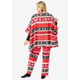 thumbnail image 2 of Dreams & Co. Plus Size  4-Piece Pajama Set, 2 of 6