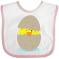 thumbnail image 3 of Inktastic Baby Chick in Egg Boys or Girls Baby Bib, 3 of 4