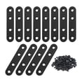 thumbnail image 3 of 12x Placas de reparación planas Soportes rectos Soportes rectos planos resistentes Soportes planos para reparación de muebles de madera Mesa de, 3 of 8