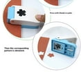 thumbnail image 4 of bedienty Manual Square With Bottom Lock Buckle Craftwork High Plastic and - Suitable Types in Home, Office and Classroom circle, 4 of 6