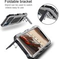 thumbnail image 2 of Compatible avec iPhone 13 Pro max Étui en Métal Étanche, Protecteur d'Écran Intégré Couverture Militaire Robuste Support Complet Protection de l'Objectif de la Caméra pour iPhone 13 Pro max, Argent, 2 of 5
