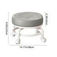 thumbnail image 7 of LEFTHIGH Home Wheeled Low Stool for Home Use Universal Wheel Doorway Lazy Man Shoe Stool Multifunctional Seamstress Wheelchair Sitting Stool Small Stool Christmas Gifts, 7 of 7