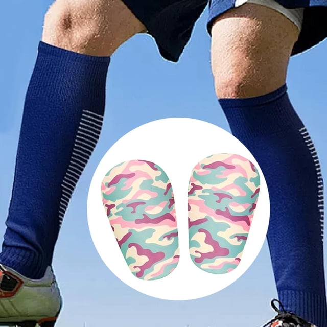 Mini espinilleras de fútbol Colamx compactas ligeras para niñas Estilo B