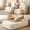 Beige, variant on YWEN 79" Soft Scott Fabric Deep Seat Chaise Lounge Indoor, Modern Boneless Compressed Floor Sectional Sofa, Free Combination Modular Cloud Sectional Sofa with No Assembly for Living Room