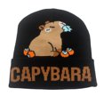 thumbnail image 1 of Gorro tipo capibaras, tejido en forma de anime, suave para invierno, para adulto, 1 of 1