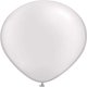 thumbnail image 1 of Globos de látex Qualatex Pioneer 40 cm blancos, paquete de 50, 1 of 1